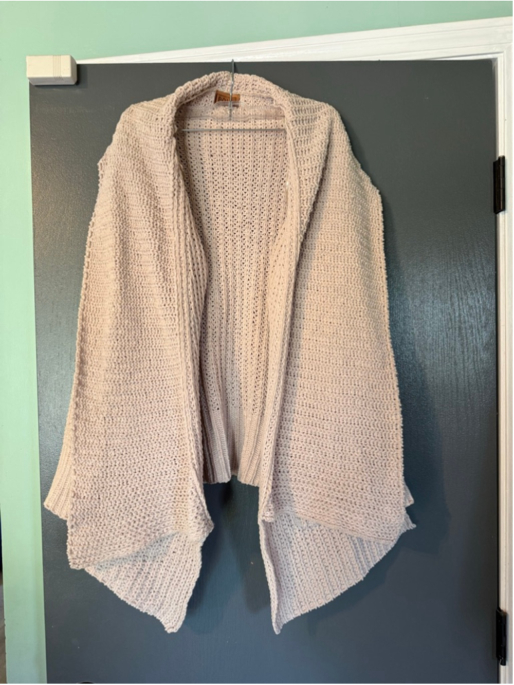 Women's POL Beige Knit Cardigan Sweater S